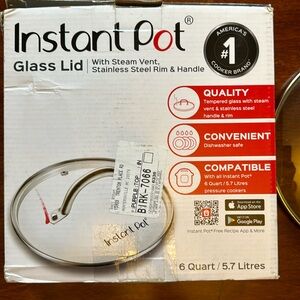 Glass Lid for 6 qt Instant Pot